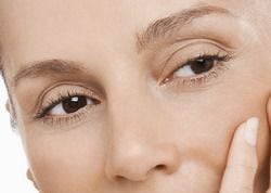 Close up of woman's eyes