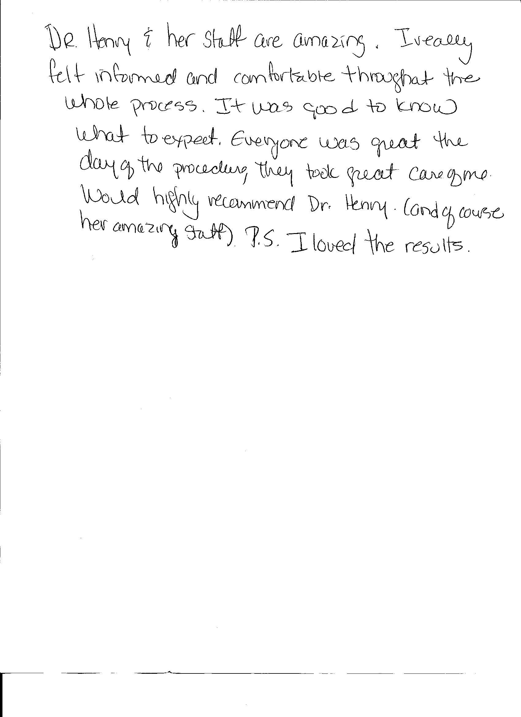Image - Testimonial from Erica