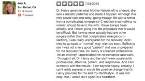 Image - Review on Dr. Kimberly Henry from Jen A.