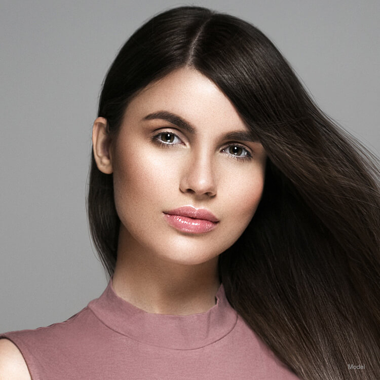 Woman's model after an InstaLift™ Thread Lift treatment