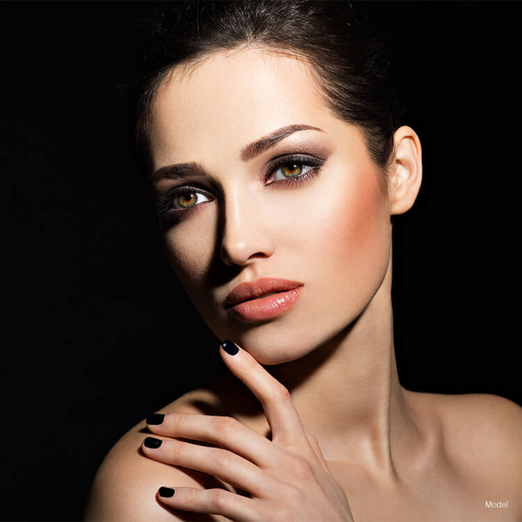 Woman's Face after a Laser Skin Resurfacing