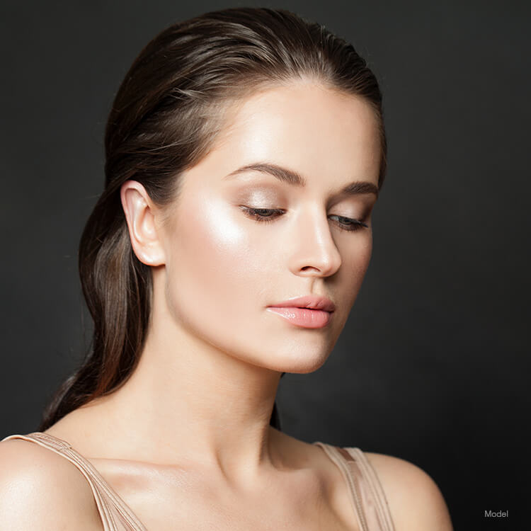 Woman's face after a Vascular Laser